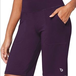 BALEAF Women's High Waisted Sports Bermuda Shorts